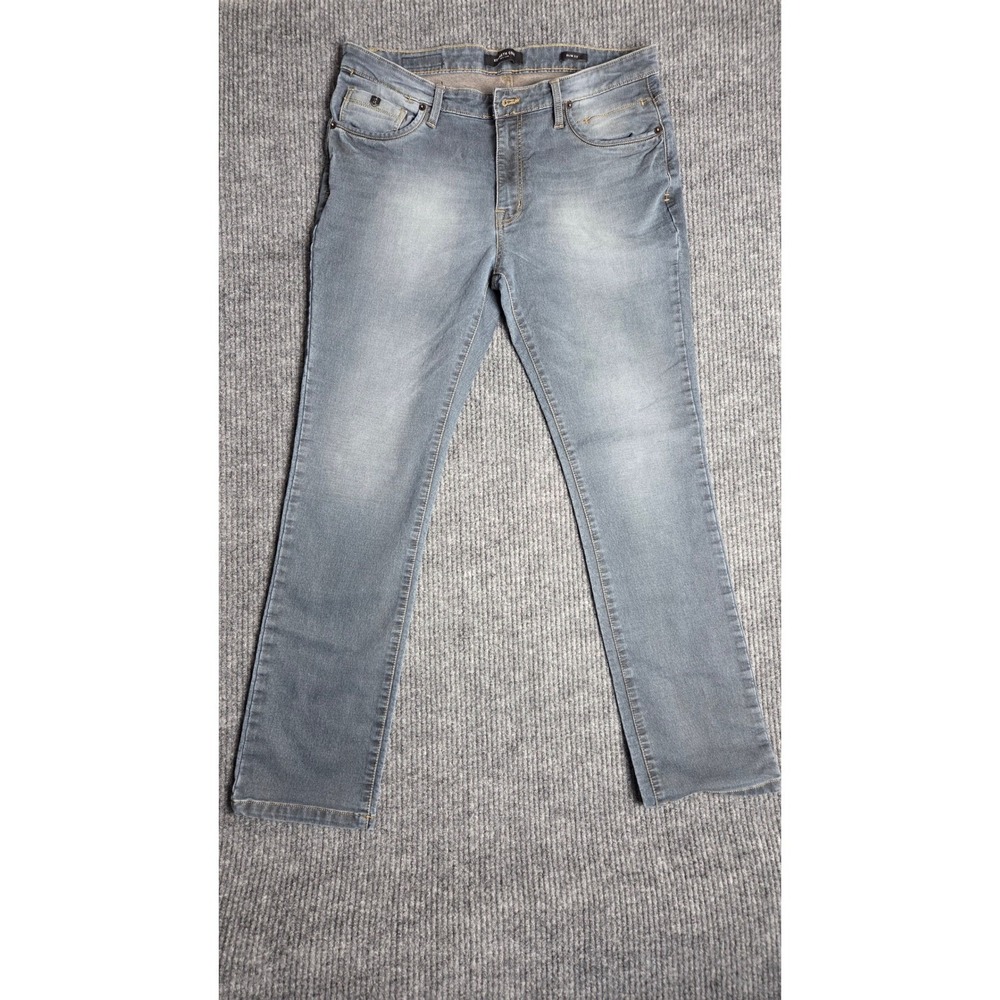 Kenneth Cole New York Men Slim Fit Light Wash Denim Jeans Size 34x32